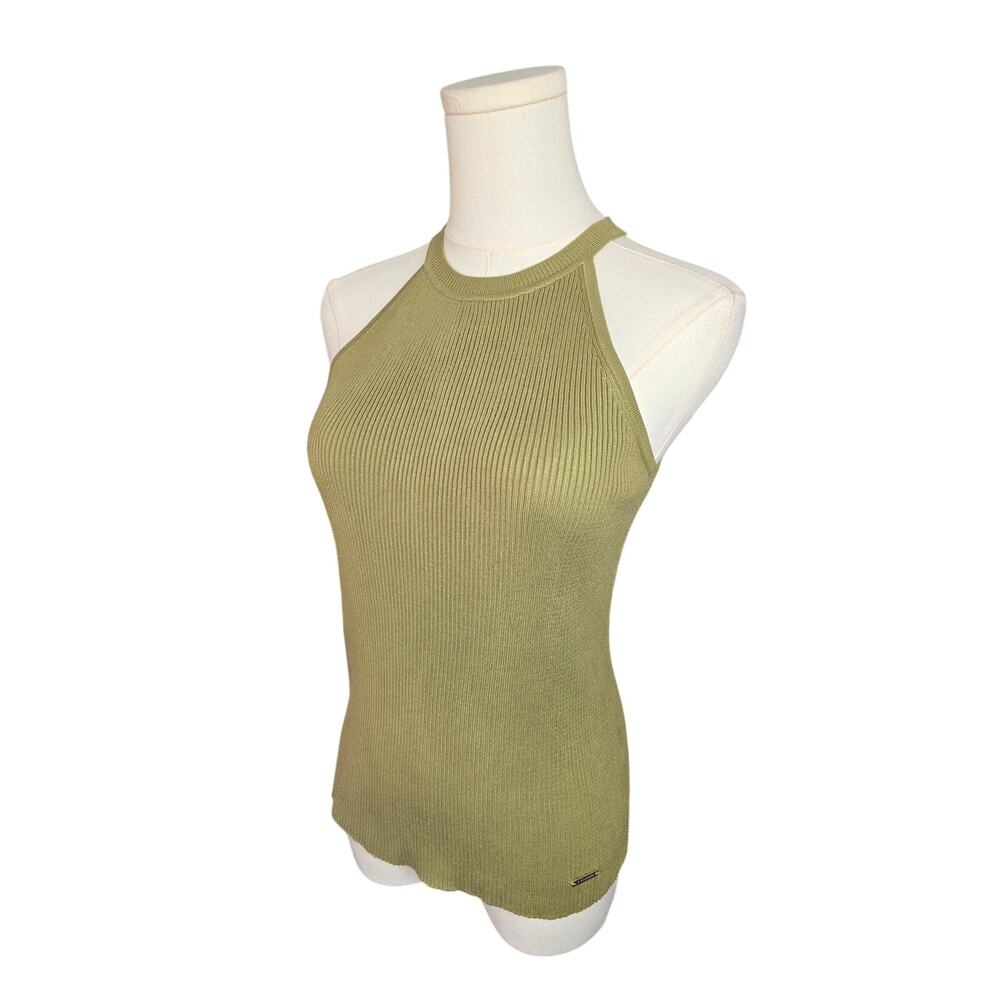 TAHARI Sage Rib Sleeveless Top